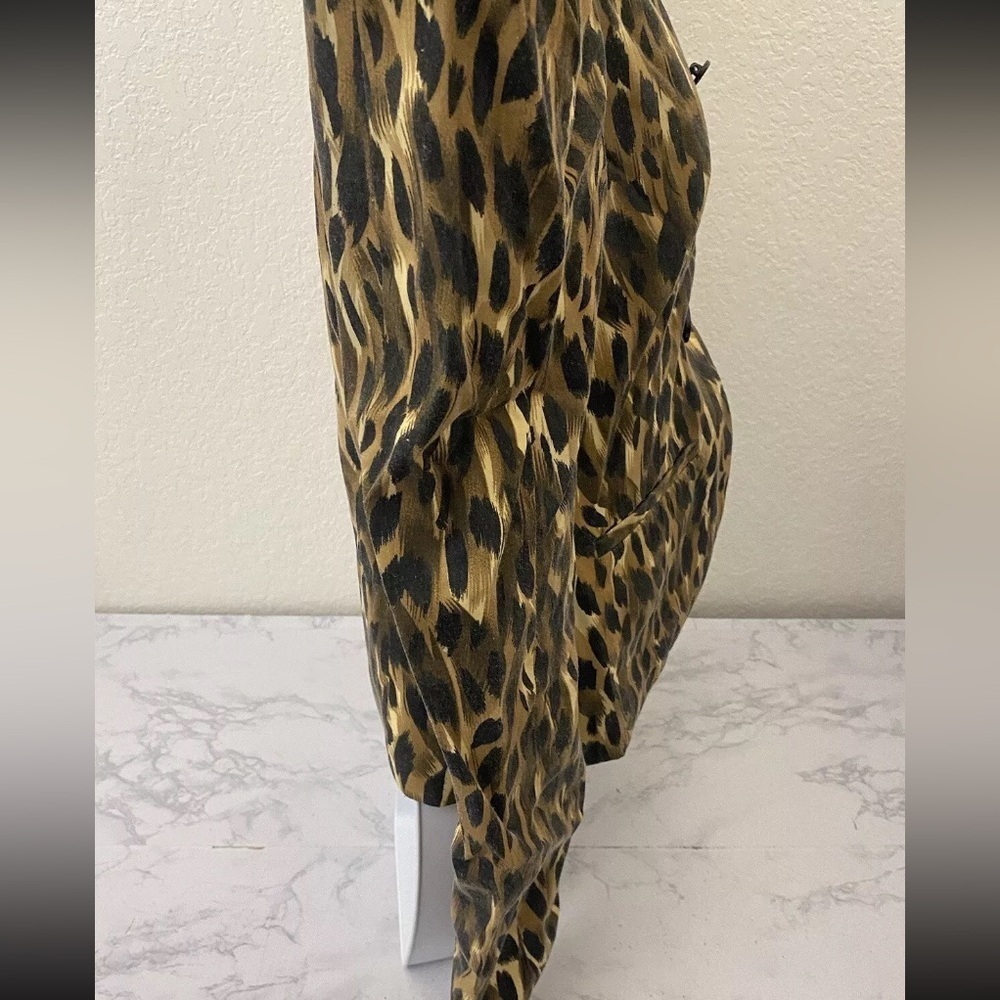 kardashian kollection Leopard Cheetah Print Blazer Jacket Women’s S Line…​​ - Picture 7 of 12